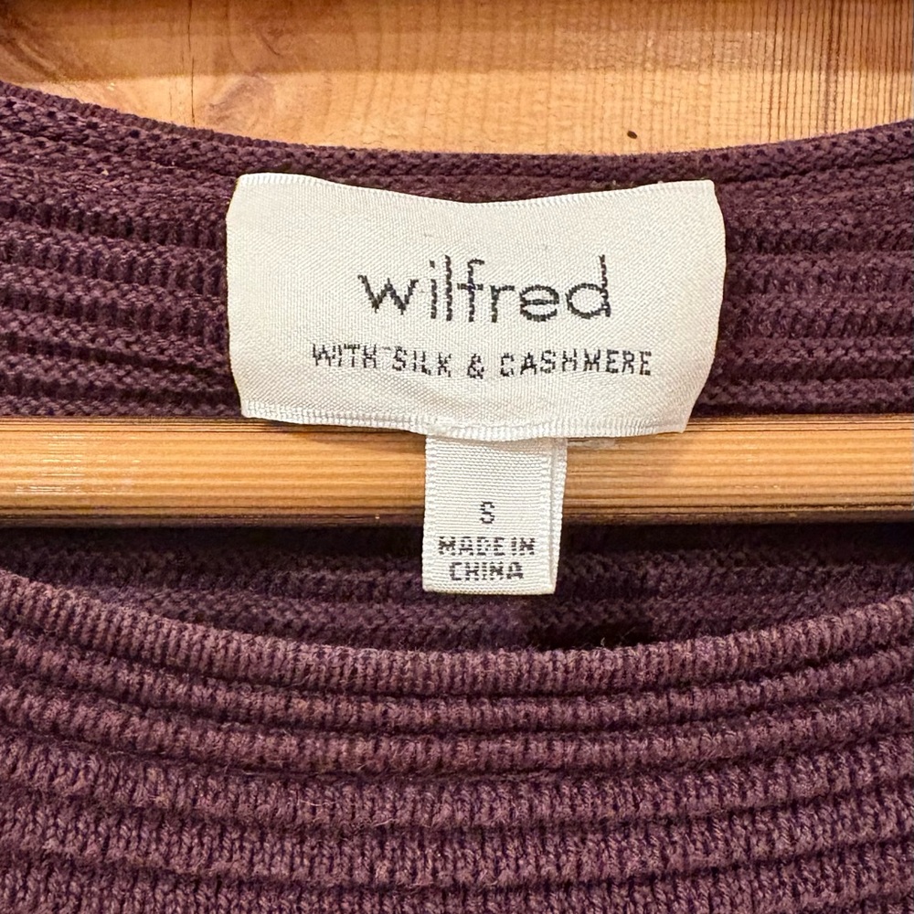 Wilfred Ribbed Sweater Dress